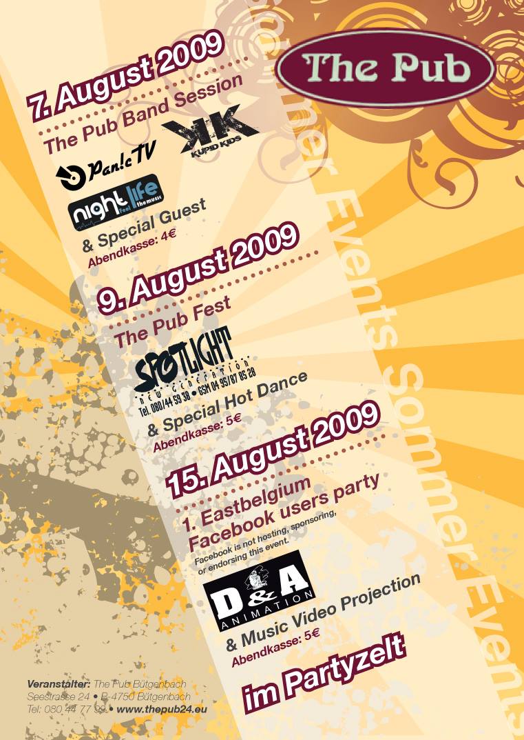 Sommer Events 2009